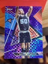 2023-24 Topps Finest - David Robinson #142 Purple Checkerboard Refractor /99 HOF