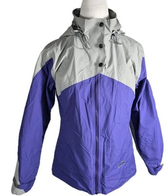 Golite Wms M Purple Gray Nylon Hooded Lt.Weight Jacket S21