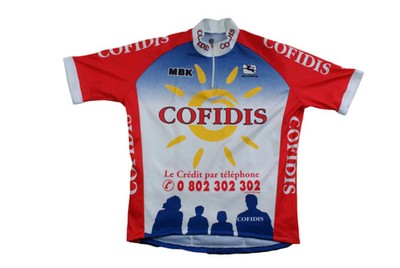 Vintage Fahrrad Trikot Cofidis MBK Giordana