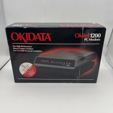 Vintage Okidata PC12P Okitel 1200 External Modem, Brand New In Box