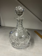 Royal Doulton Prince Charles (Webb Corbett) crystal round decanter