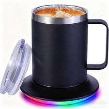 Heated Coffee Mug Warmer Set, 10H Auto Shut Off, 12oz USB Smart Electric Heat...