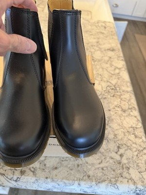 Boots Doc Martens Black Smooth Leather Six Men Seven Woman New Inbox