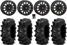 High Lifter HLA1 Bdlk 14" Wheels Bk 30" Cryptid Tires RZR XP 1000 / PRO XP