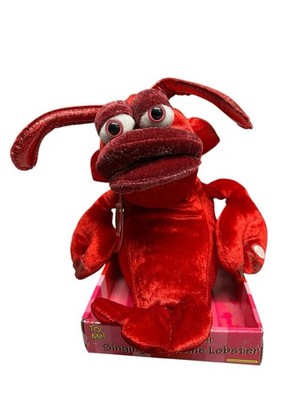 Vintage Dan Dee Valentines Animated Singing Lobster Plush Toy Tested & Works!