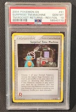 PSA 10 Pokemon Surprise! Time Machine EX Team Rocket Returns Reverse Holo #91 on eBay