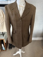 Hunter Browny/green Tweed leichter Jagd/Show Jacke makellos UK 16