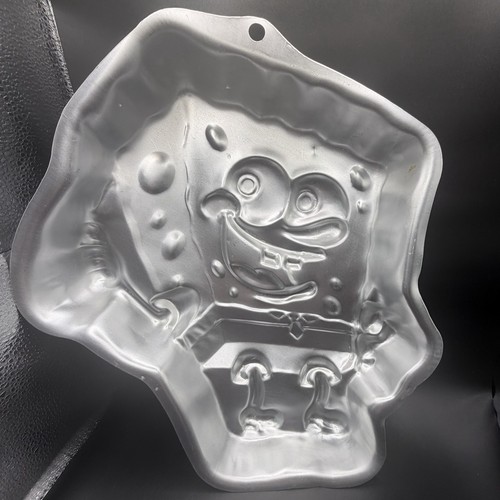 Vtg Wilton Sponge Bob Square Pants Aluminum Cake Pan 2002 Baking Model 2105-5130