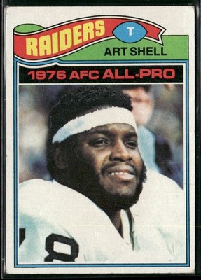 1977 Topps Art Shell Oakland Raiders #270