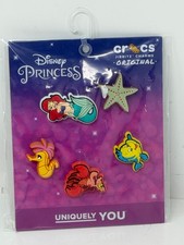 Crocs Jibbitz Disney Princess Ariel The Little Mermaid 5 Pack