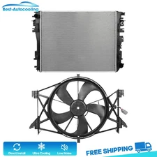 Aluminum Radiator and Cooling Fan Kit For 2019 Ram 1500 Classic 2014-18 Ram 2500