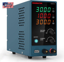 Adjustable DC Power Supply 0-30 V 0-10 A with Output Enable/Disable Button HAN