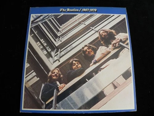 Original Vinyl THE BEATLES 1967-1970 Blue Album 2LP SKBO-3404 APPLE RECORDS 1973