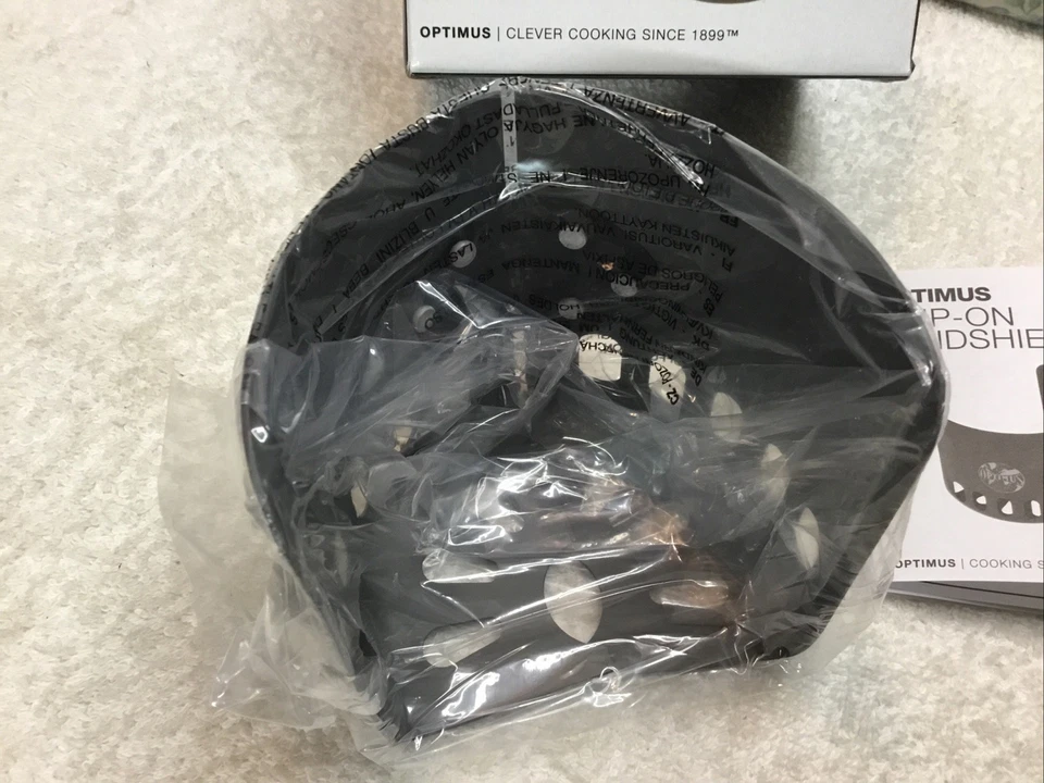 Parabrisas con clip Optimus para estufas de camping al aire libre Gas Crux & Crux Lite nuevo Foto 3 de 4