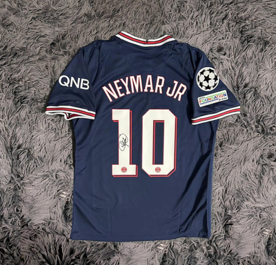 Neymar Jr PRINTED Signature PSG Paris 21/22 Home Jersey/Shirt