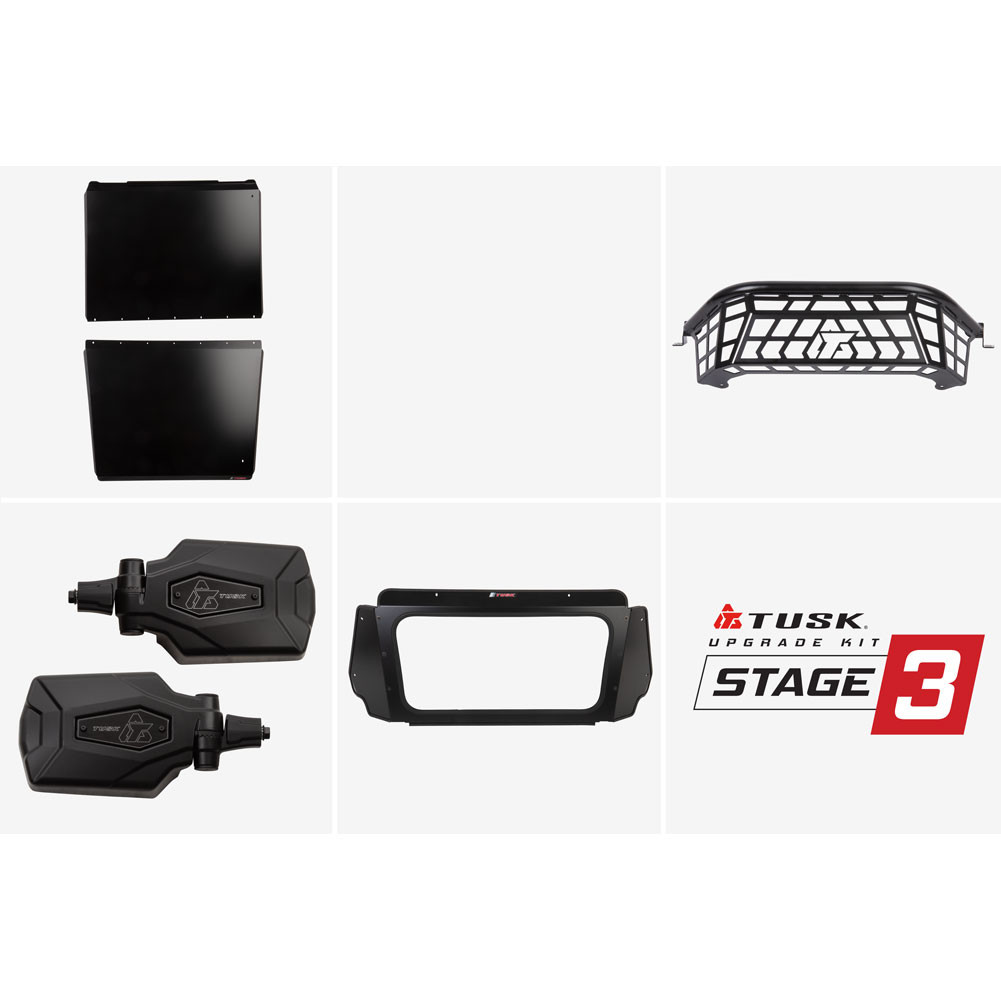 Tusk Stg 3 Body Kit Windshield Roof For KAWASAKI KRX4 1000 eS 2023