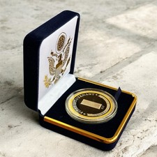 Challenge Coin Army Rank First Lieutenant 1LT Coin with Case  FAST SHIPPING 