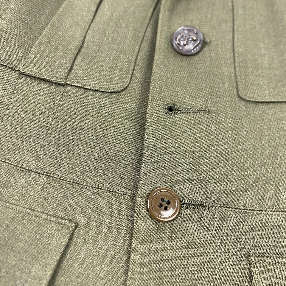 Vintage USMC Service Coat Jacket Mens Olive Green Military Uniform EGA Buttons - Image 2 of 4