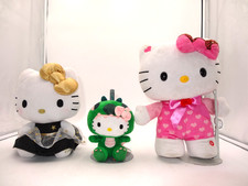 Sanrio Hello Kitty Green Dragon Costume 6" Side Stepper Black Gold Glitter Dress