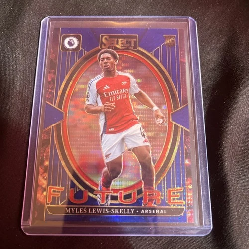 Myles Lewis-Skelly 2024-25 Panini Select Select Future Blue Pulsar Prizm (RC)