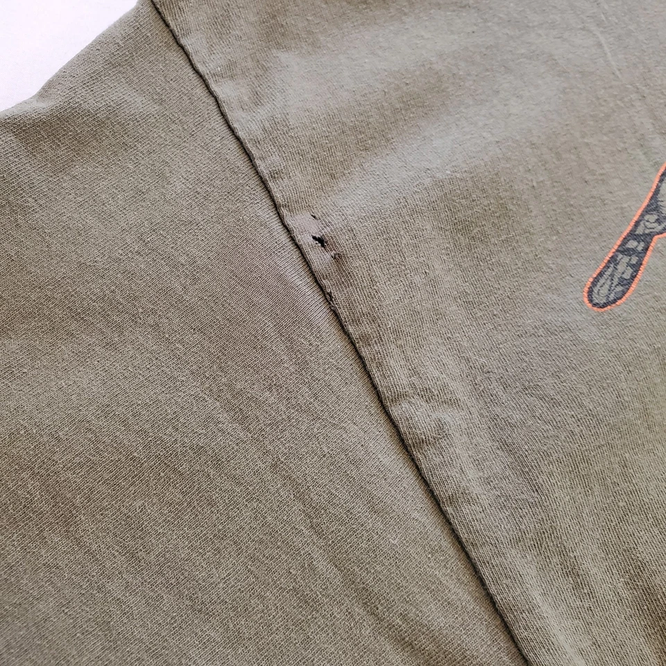 Camiseta masculina Metal Mulisha tamanho médio caveira anos 90 Y2K Soldier MMA Fighter Street - Imagem 4 de 4