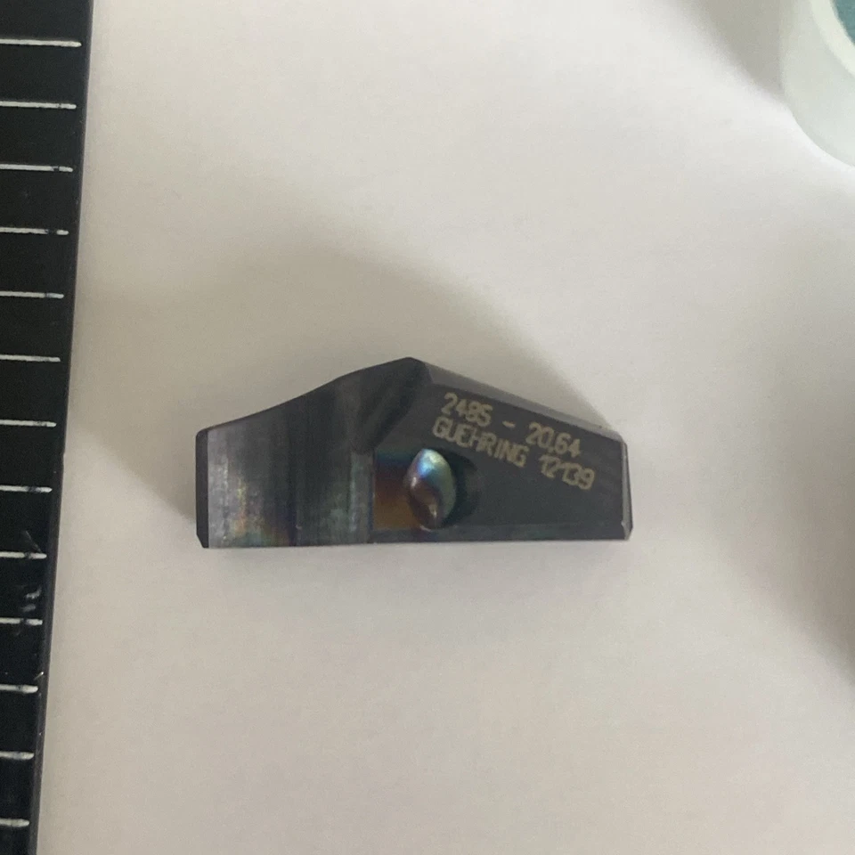 GUHRING 可转位钻头插入件 2485-20.64 (.812) 硬质合金直径 (2) 件 — 第 2/4 张图片