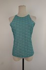 Dolce & Gabbana D&G Women’s Vintage Logo Sheer Geometric Camisole Top M