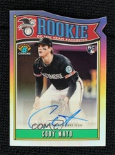 2025 Bowman Rookie of the Year Favorites 96/150 Coby Mayo #ROY-CM Auto 1n2n