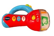 VTECH Spin  Learn Red Color Flashlight w/ Songs  Sounds - 6 Animals