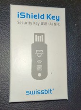 SwissBit Pro V1 Security key passkey USB-A version NFC FIDO2 PIV HOTP TOTP