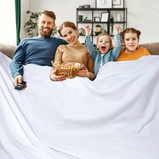 Oversized King 120" Cotton Waffle Weave Family Blanket