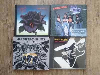 Thin Lizzy Deluxe Double CD Raritäten: Black Rose & Fighting & Jailbreak & Moore