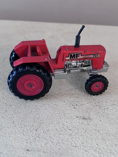 Matchbox Massey Ferguson 595 Farm Tractor K 35 Made In England 1978 SparesRepair - Picture 3 of 5