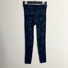 SPANX gray green camo high rise yoga leggings size small