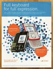 2008 Samsung/Pantech Mobile Flip Phones Print Ad/Poster AT&T Retro Tech Wall Art