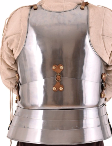 Battle-Merchant Lange middeleeuwse jurk Meira met fluwelen details - Fantasy jurk voor dames - gewaad, kostuum, LARP, zwart, S