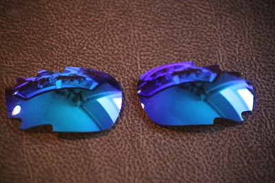 PolarLens POLARIZED Ice Blue Replacement Lens for-Oakley Jawbone / Racing Jacket