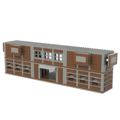 MOC Military Base City Fortress Warehouse Tower Weapon Building Blocks Set Lot - Picture 4 of 46