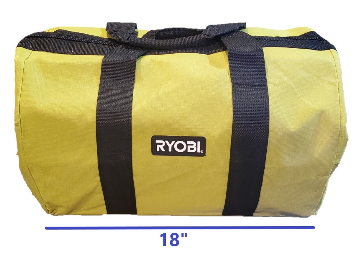 ***NEW*** Ryobi Contractors Heavy Duty Green Large Tool Bag 18