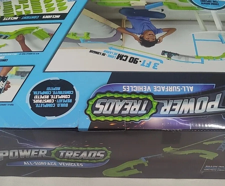 Power Treads Hyperdrive Zipline Car Set  (60 Pieces Plus Vehicle) - Image 4 of 4