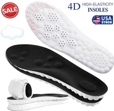 4D Shoe Insoles Men Women Memory Foam Orthotic Shoe Inserts Sports Insoles USA