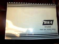 BSA B40VS 440cc 1967 VICTOR SPECIAL MODELS PARTS BOOK MANUAL 00-5132 BP61