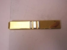 2" Gold/Silver Tone Two Tone Design Gold Tone Vintage Tie Bar Clip