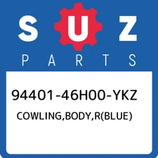 94401-46H00-YKZ Suzuki Cowling,body,r(blue) 9440146H00YKZ, New Genuine OEM Part