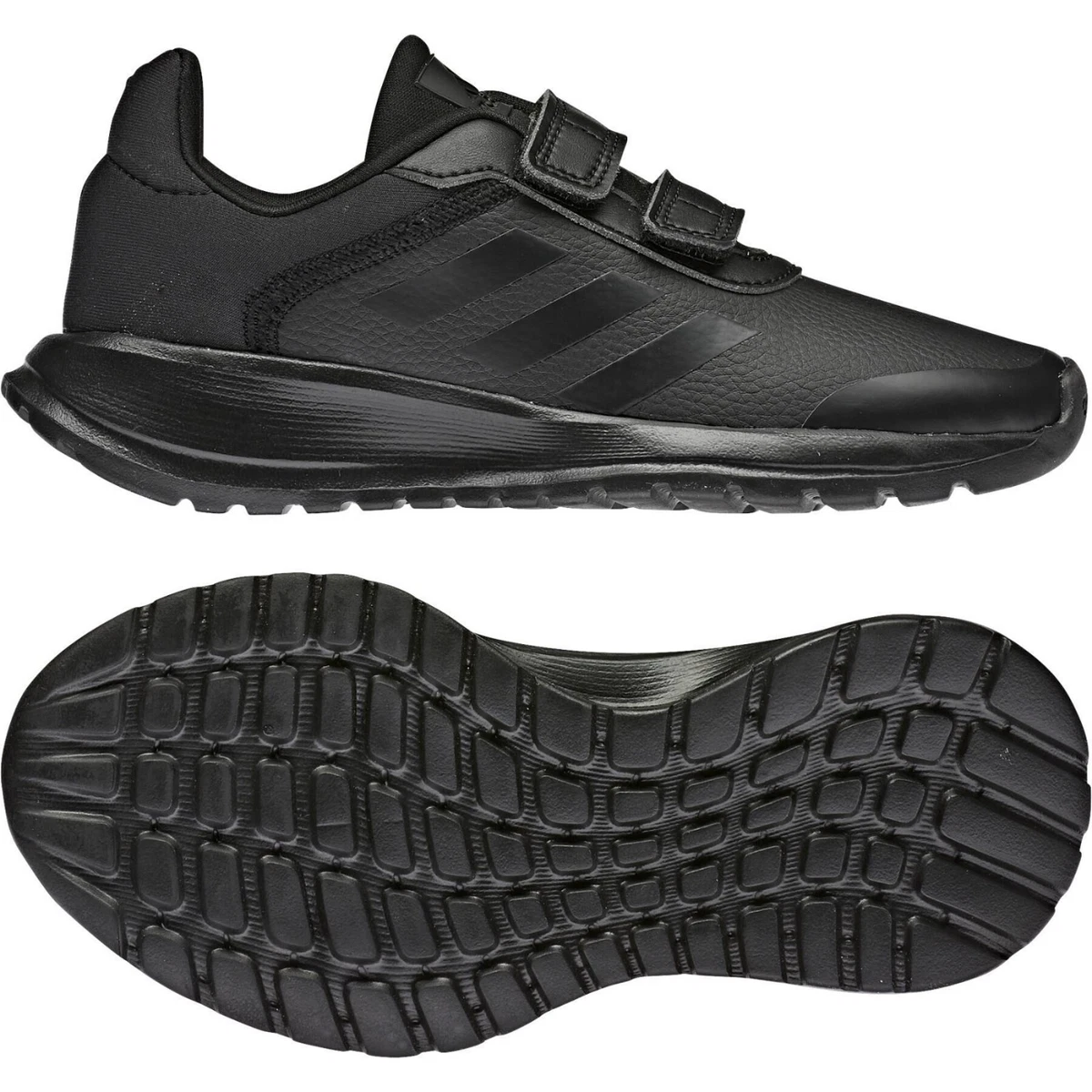 Adidas kids sale black shoes
