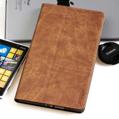 Premium Leather Cover for Huawei MediaPad T3 10.1'' Tablet Protective Case Brown