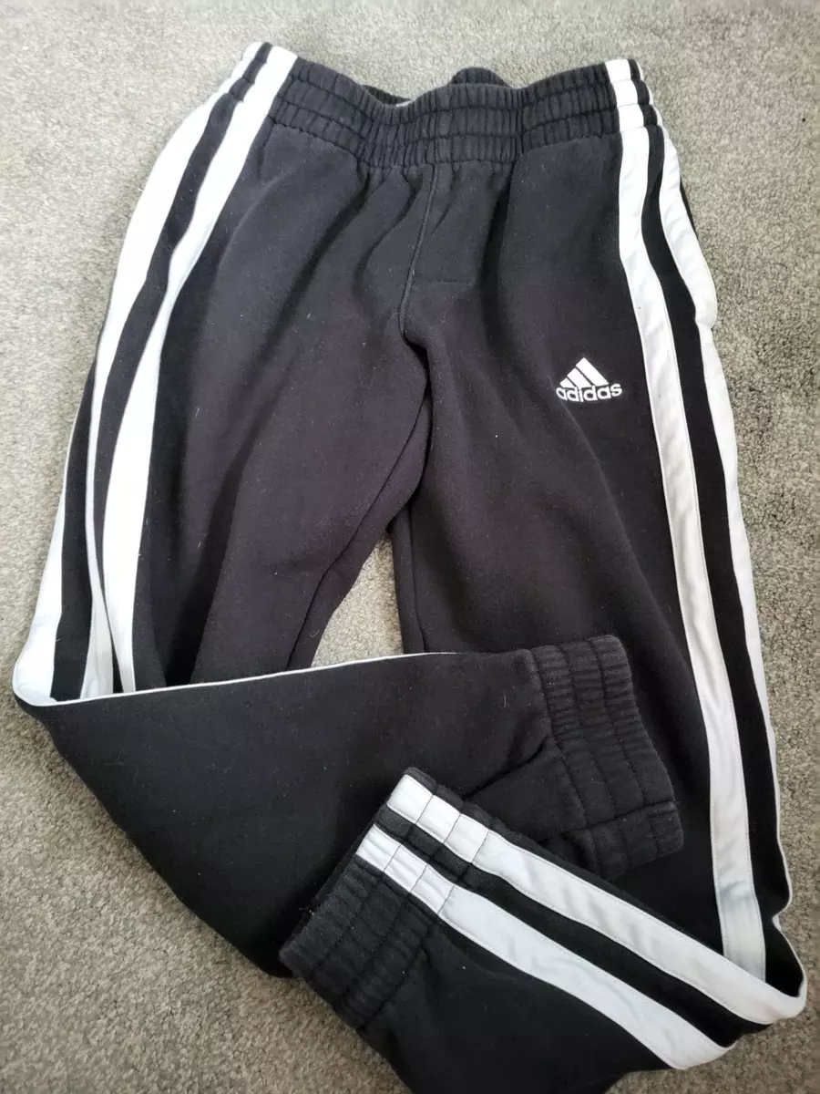 Youth Adidas Soccer Track Pants Size LG 14 Black Heather | eBay