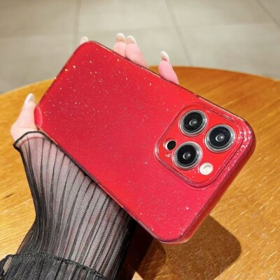Case For iPhone 16 Pro Max 15 14 13 12 8 Bling Silicone ShockProof Glitter Cover