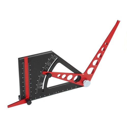 Adjustable Set Square Scriber Movable Aluminum Angle Protractor Measurement Tool - Picture 3 of 6