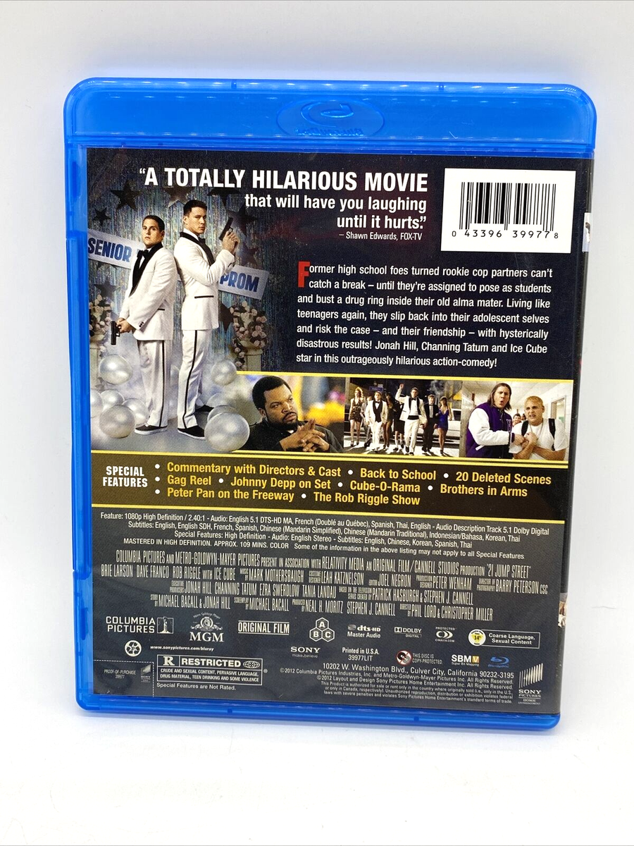 二十五、二十一　Blu-ray 21 Jump Street Blu-ray 2012 Film Disc With Original Case